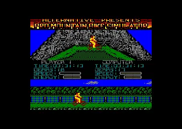 Pro Mountain Bike Simulator (UK) (1989) screen shot game playing